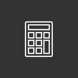 Icon of a calculator