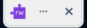 First Install Toolbar R w puzzle icon on the toolbar that appears when opening the application for the first time