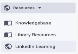 Montco Connect Linkedin Learning Link Location of the LinkedIn Learning Link within Montco Connect.