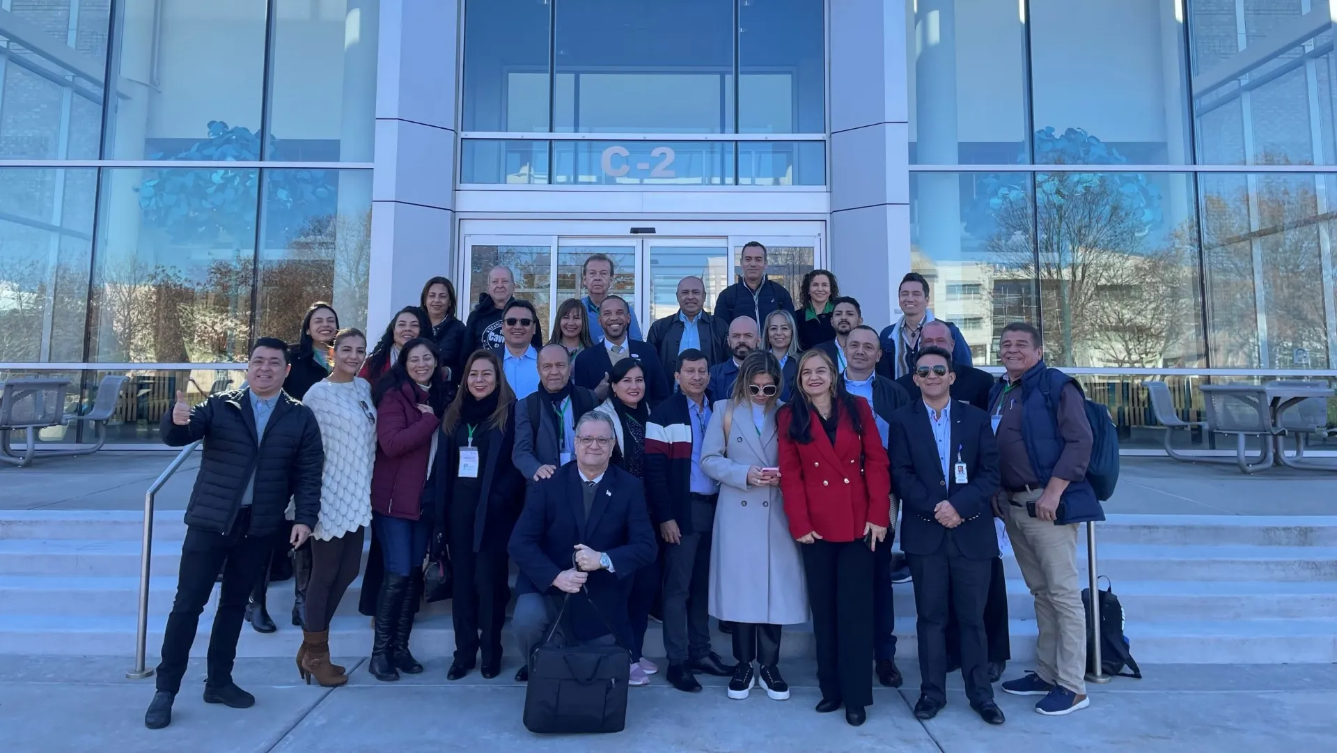 Group photo from the Colombian Academic Mission