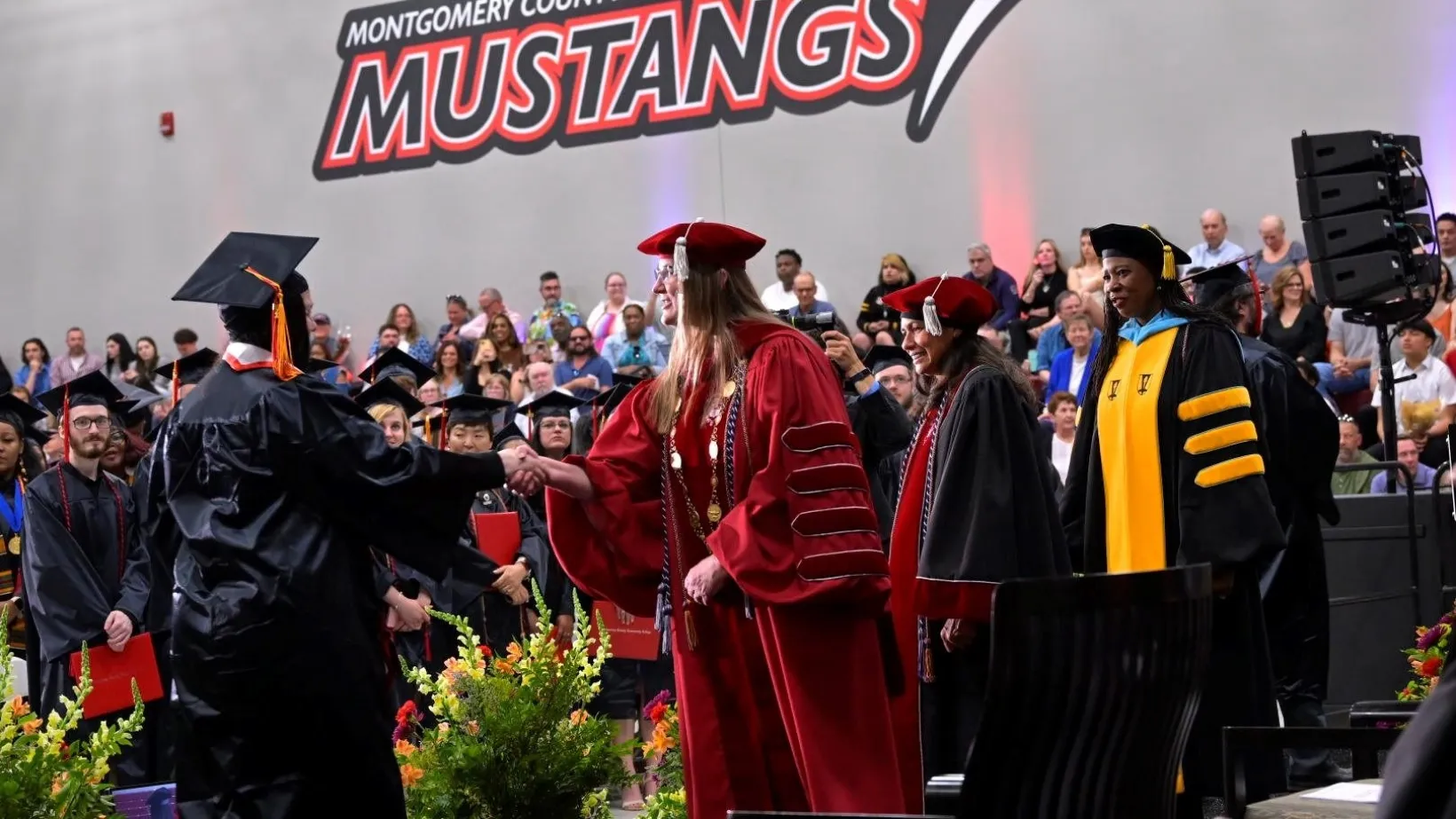 Student commencement at MCCC