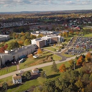 Aerial image of Blue Bell Campus