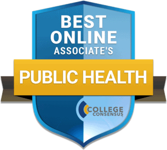 Best Online Associate's Public Health badge