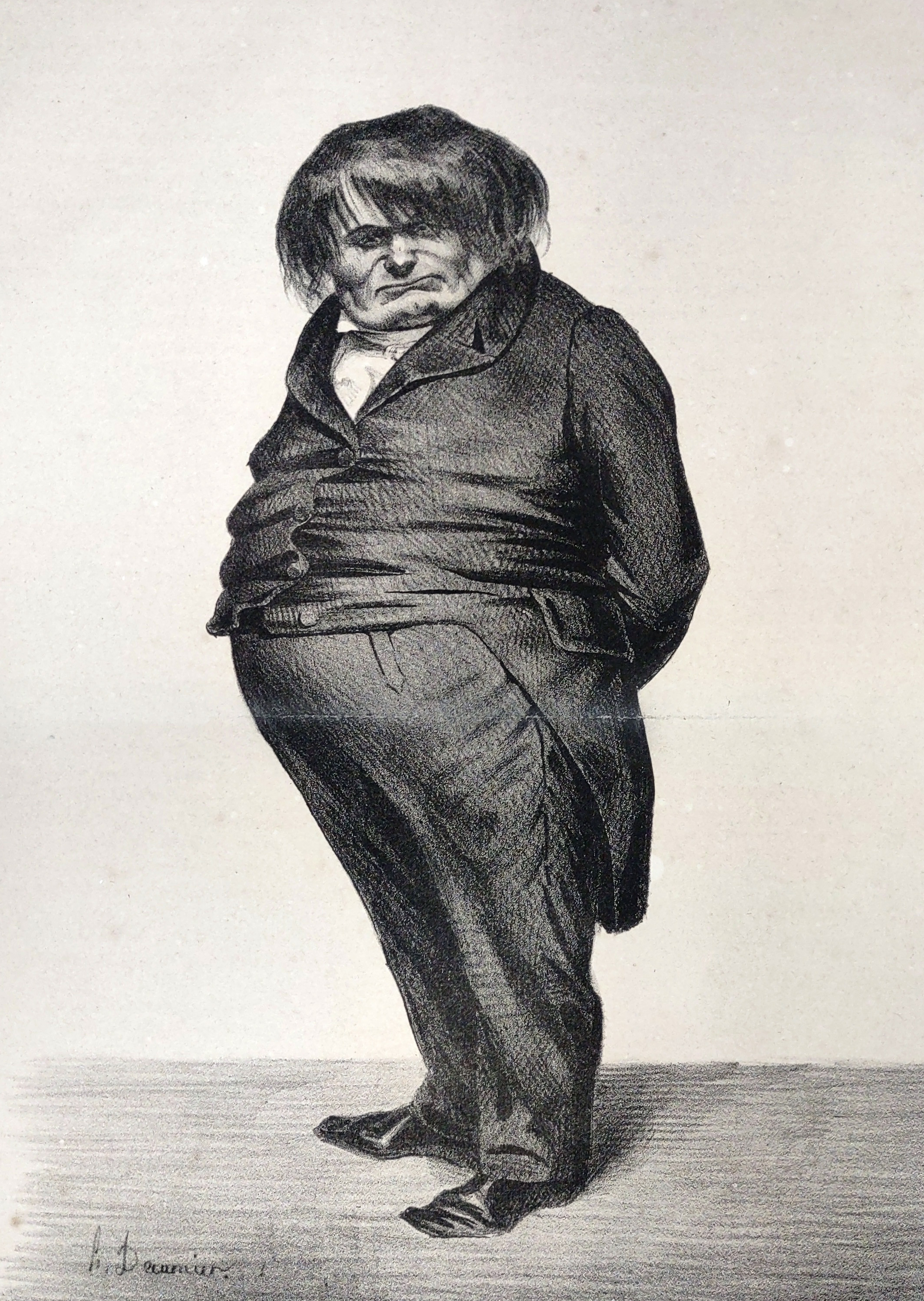 Artwork of Mr. Prune (Clemente Prunelle) by Honore Daumier