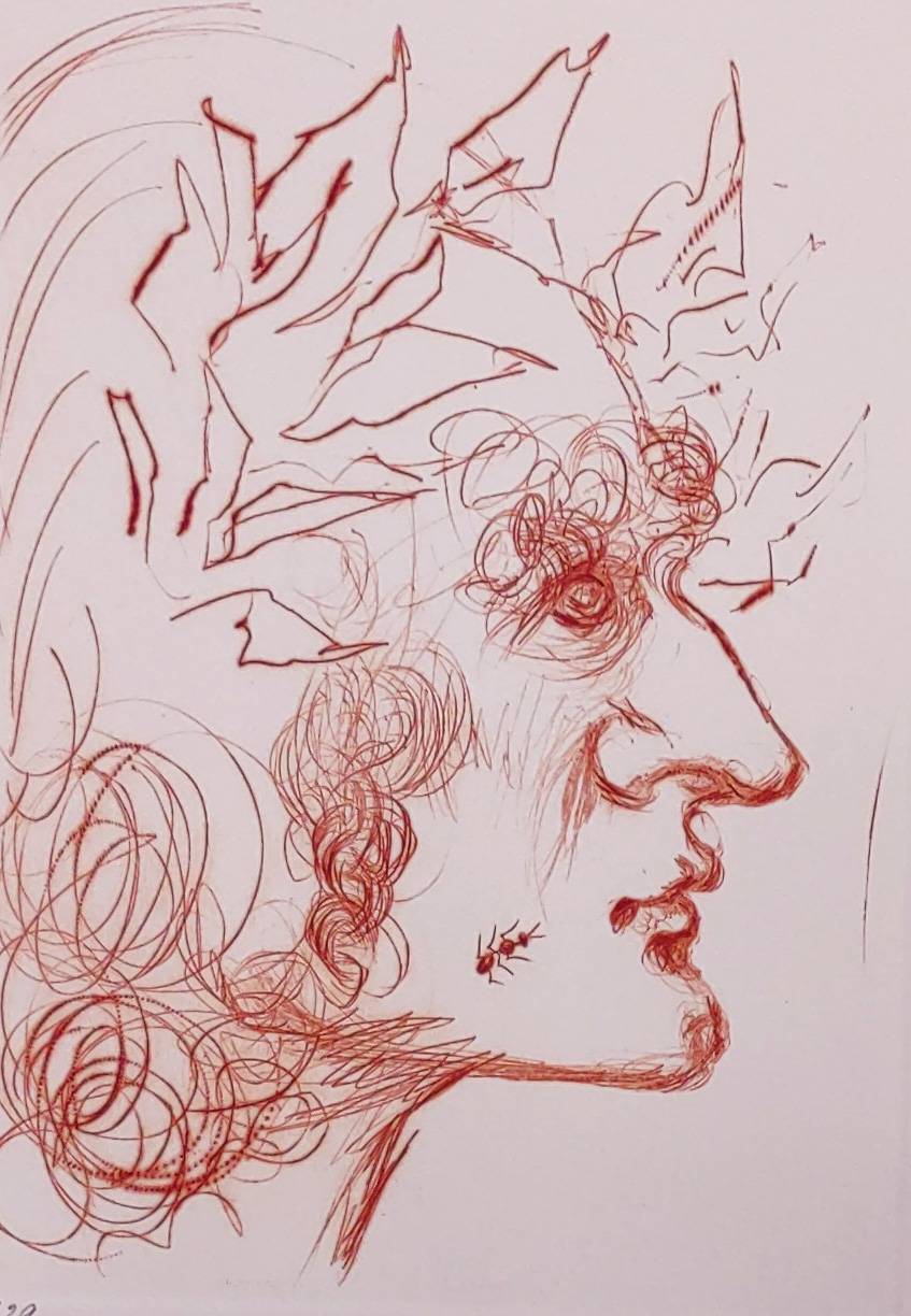 Artwork of Julius Caesar by Salvador Dali