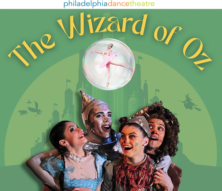Wizard of Oz characters posed for the Philadelphia Dance Theater's 'The Wizard of Oz'