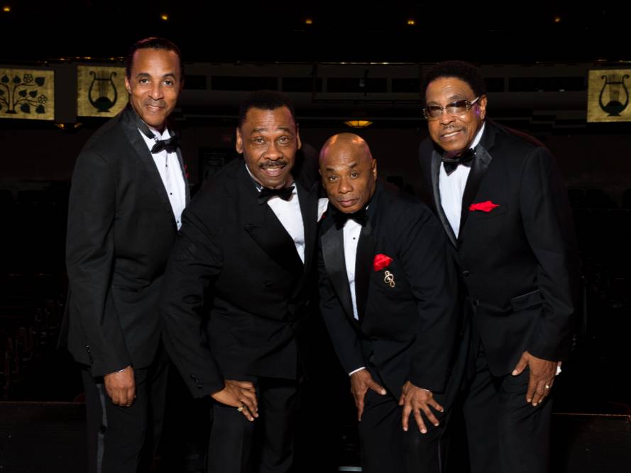 The fours musicians of The Drifters