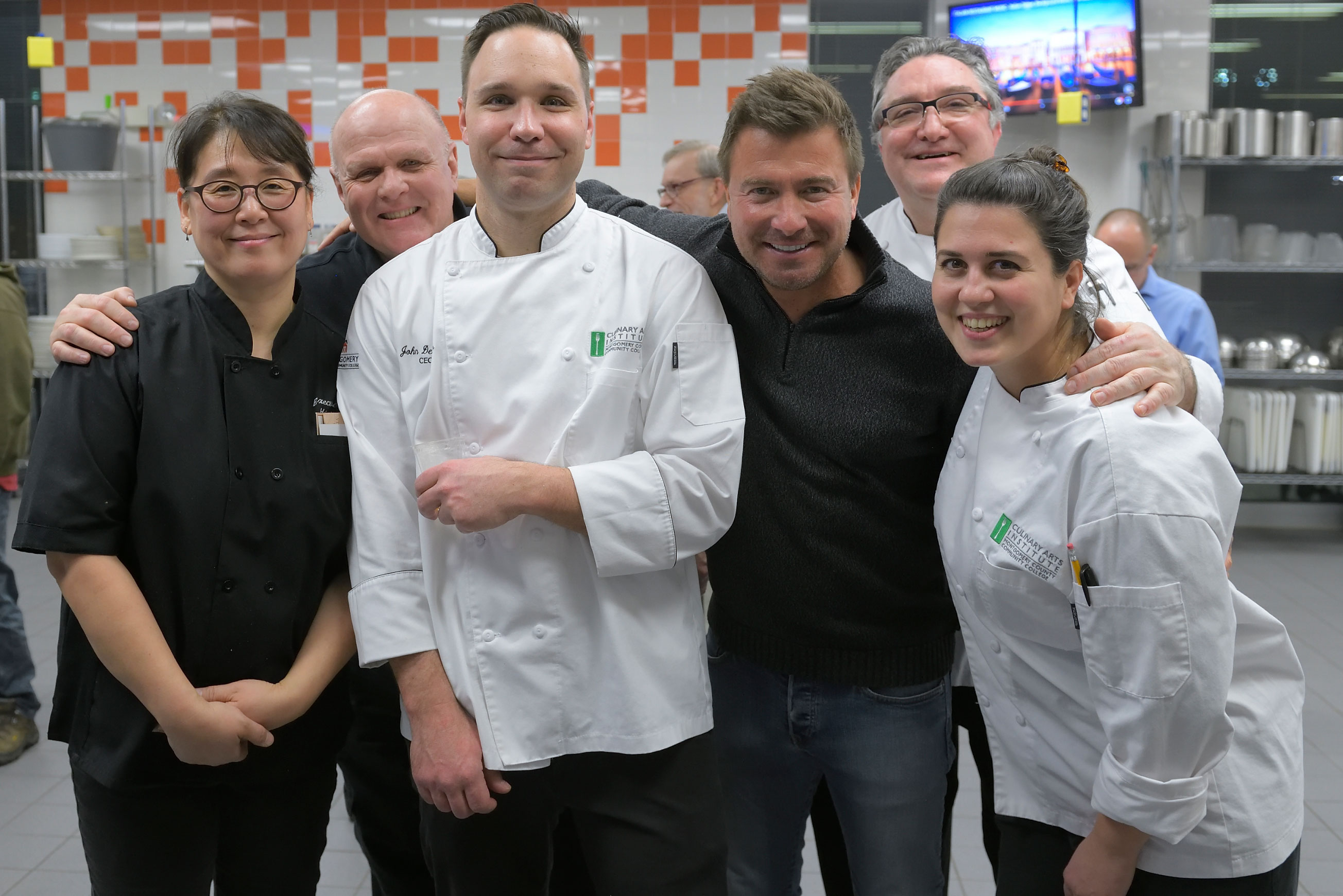 Culinary Arts Institute's chefs with Jack Maxwell. CAI, located in Lansdale, Pa., plans to offer a study abroad program in Italy for its students. 