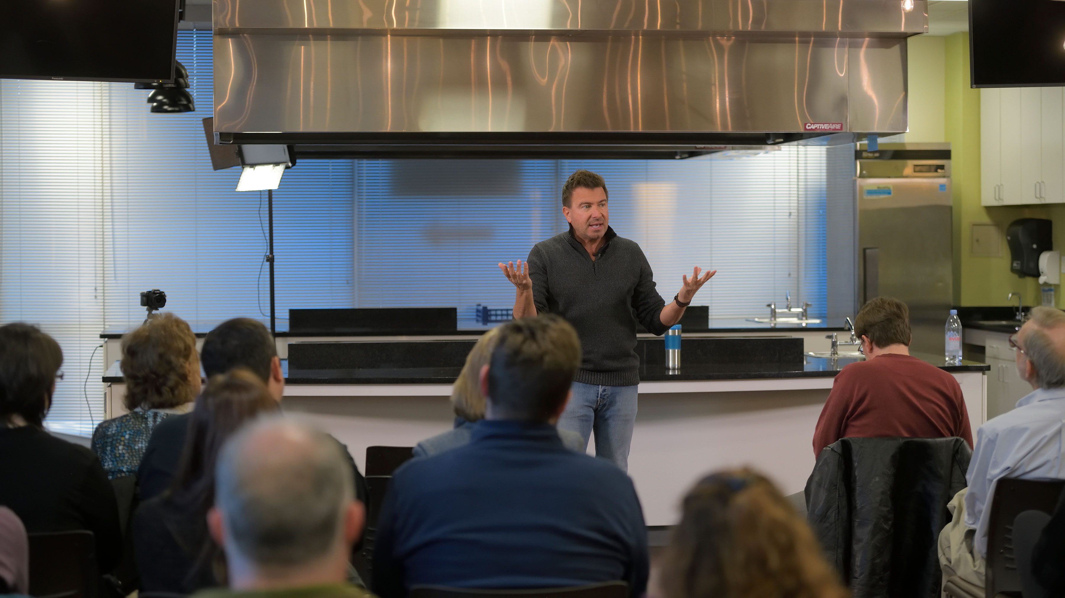 The Culinary Arts Institute held a preview event for its proposed International Study Program with guest speaker, Jack Maxwell, host of Travel Channel's "Booze Traveler." Photo by David DeBalko