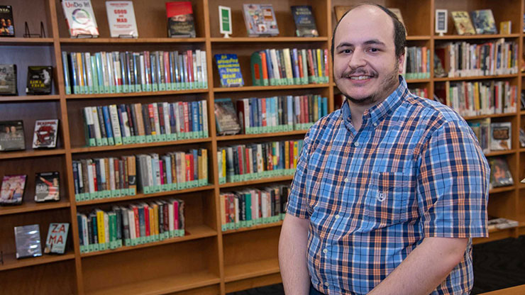 Through Montco's dual enrollment program, Nicholas Natale completed his associate degree before graduating from high school. Photo by Linda Johnson