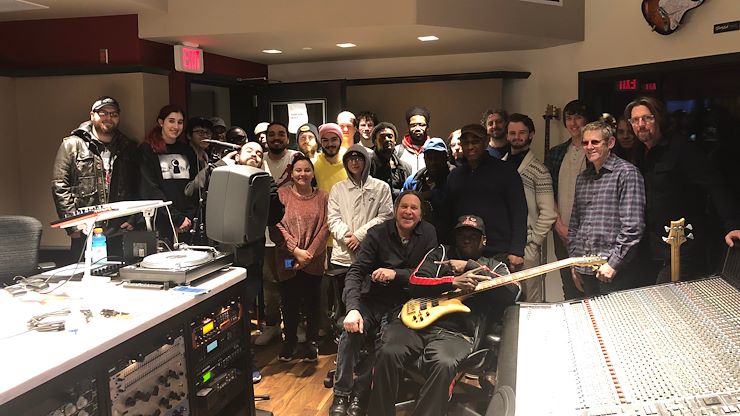 Musicians Daryl Burgee and Doug Grigsby stopped by the Mix Room at Montco to share their stories and inspire students in for the latest SRT Master Class.