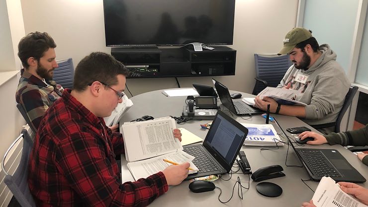 Seventeen Montco students enrolled in various business and accounting programs offered to help their fellow students with preparing, reviewing and filing forms for the 2019 tax season.
