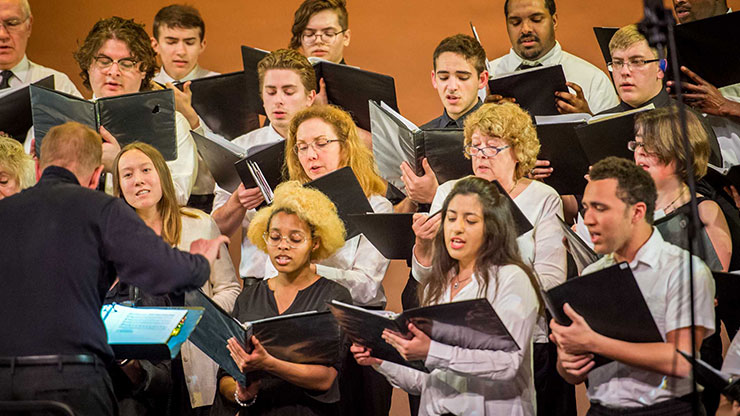 The Dance Ensemble and Performing Arts Showcase concerts highlight our students' talents.