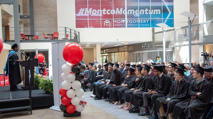 Twenty-one students received their high school diplomas through MCCC's Gateway to College program. Photos by Linda Johnson