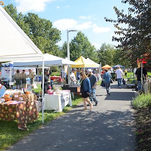 Food vendors, crafts and activities.