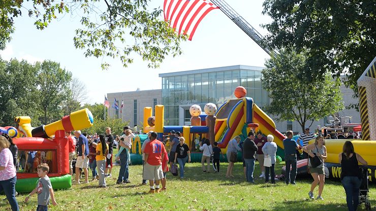 Starting at noon, families can enjoy an array of activities, including pumpkin painting, hayrides and games. The event continues throughout the day with music performances and headliner, The Amish Outlaws, at 7 p.m. and concludes with fireworks. Photo by David DeBalko