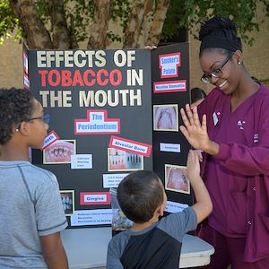 MCCC students host a health expo.