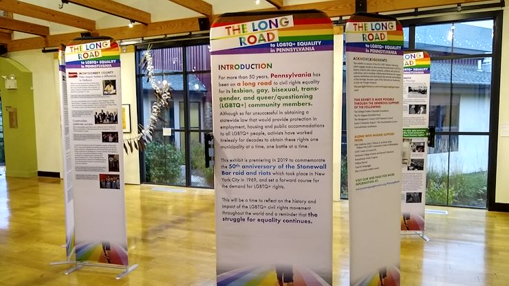 MCCC will host the Long Road to LGBTQ+ Equality in PA, a traveling panel exhibition.