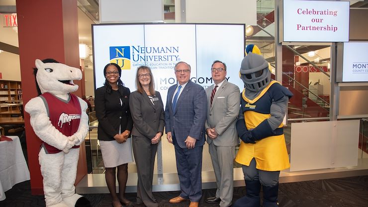 Neumann University will offer an online degree completion program for a Bachelor of Science in Public Safety Administration through Montgomery County Community College's University Center. Photo by Linda Johnson