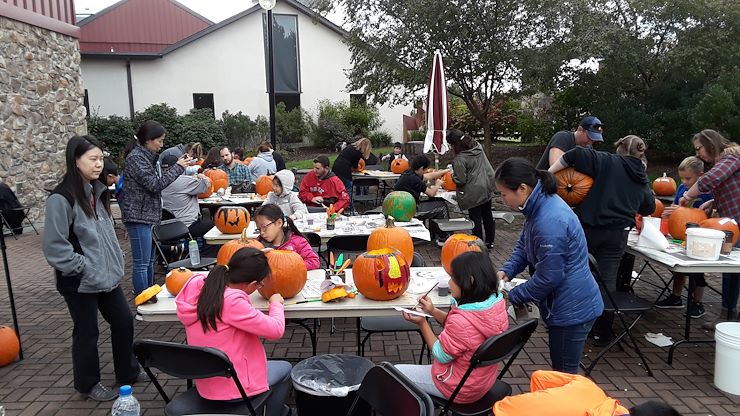 The community is invited to Montgomery County Community College's PumpkinFest '19 to carve jack-o-lanterns.