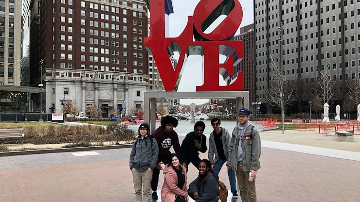 Eight Creative Arts students worked as interns for the 32nd Annual International Conference and Festival of Blacks in Dance, which came to Philadelphia in January 2020.