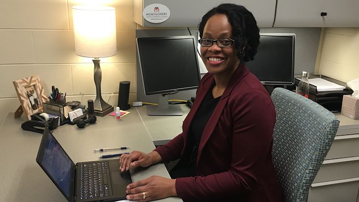 Interim Vice President of Academic Affairs Dr. Gloria Oikelome participates in the transfer agreement virtual event with Southern New Hampshire University on behalf of Montgomery County Community College. All 14 Pennsylvania community colleges simultaneously signed the agreement through a digital signing on January 8, 2020.