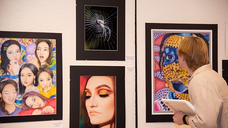The 42nd Montgomery County High School Exhibition will be on display at Montgomery County Community College’s Fine Arts Center, 340 DeKalb Pike, Blue Bell, through March 27. Photo by Linda Johnson