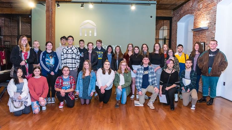Montgomery County Community College’s Seventh Tri-County High School Exhibition features approximately 130 pieces of artwork by more than 100 high school students from Berks, Chester and Montgomery counties. Photo by Linda Johnson