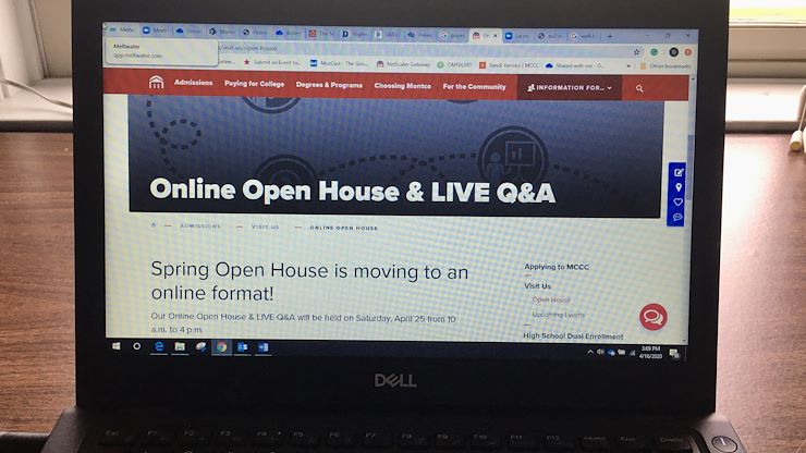 Visit Montgomery County Community College virtually on Saturday, April 25, during our Online Open House and Live Q&A.