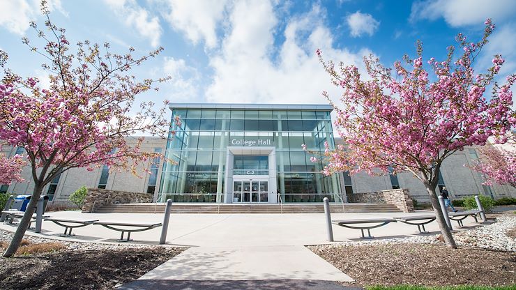 Students Robert Russell Magee of Ambler and Miles Noecker of Phoenixville were recognized for their writing talents after winning an annual college-wide contest.