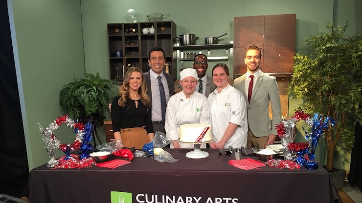 Chefs Isabella Vitelli and Silke Mitchell appeared on PHL-17 in February for a cake decorating segment. The two graduating students reflect on their time with in The Culinary Arts Institute.