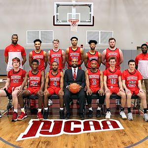 The 2019-2020 Mustangs Men's Basketball team.