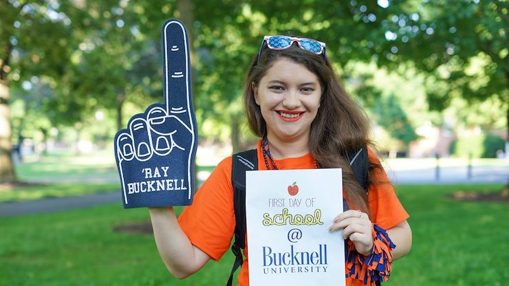 Alumna Sara Wilkerson, a Bucknell Community College Scholar, is a first generation college graduate.
