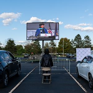 Drive-in ceremony