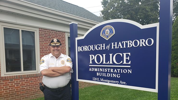 After 30-plus years, Hatboro Police Chief James Gardner finally completed his associate's degree in Criminal Justice and received a diploma at Commencement this year.