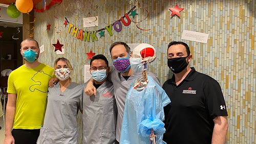 Graduates thank facilities employees