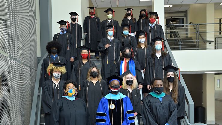 Twenty-one students successfully completed Montgomery County Community College's Gateway to Program and earned their high school diplomas. Photo by David DeBalko