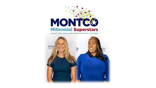 Holly Ann Clayton, Executive Director of Marketing and Communication, and Dr. Adriene Hobdy, Director of Leadership Development & Talent Management. were named '2021 Montco Millennial Superstars.'