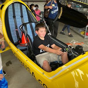 Heliocopter cockpit.