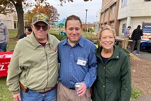 Ryan Rosenbaum and his parents