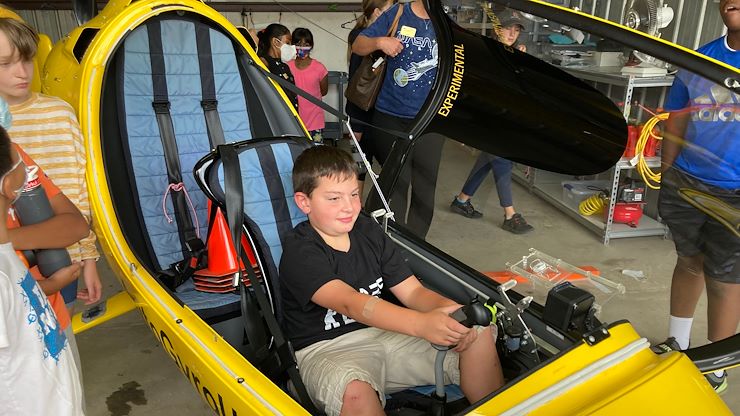 Montgomery County Community College is set to host several new and returning summer camps this year offering educational fun. At Janet's Planet Astronaut Academy, campers explore aviation and space exploration, including taking a visit to Heritage Field Airport to sit in real airplanes. Photo by Eric Devlin.