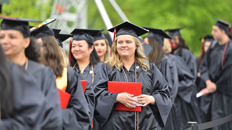 Standing at 1,606 graduates, Montgomery County Community College's Class of 2022 is the largest class in the College's history. Photos by David DeBalko