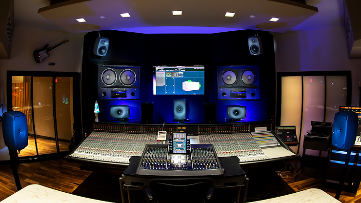 The Sound Recording and Music Technology Department will host a meeting of the Philadelphia Section of the Audio Engineering Society to tour and discuss the Dolby Atmos System installed in the Mix Room of the Advanced Technology Center. Photo courtesy of David Ivory.