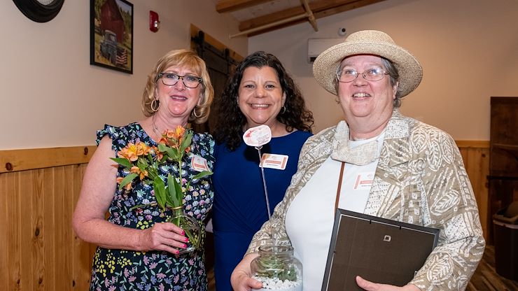 Amy Auwaerter, Director of Pottstown Campus Operations, Dr. Monica D’Antonio, English Professor and Norristown School Board member, and English as a Second Language Associate Professor Barbara Auris, were among the nominees for the YWCA Tri-County Area 26th annual Tribute to Exceptional Women and Girls ceremony. Auris received The Mary Bethune Education Award and Auwaerter was named a runner-up. Photos by Susan L. Angstadt.