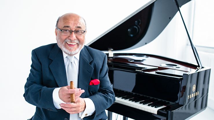 Eddie Palmieri of the Eddie Palmieri Latin Jazz Band is included in the diverse lineup for Montgomery County Community College's 2022-2023 Lively Arts Series. Photo courtesy of Eddie Palmieri