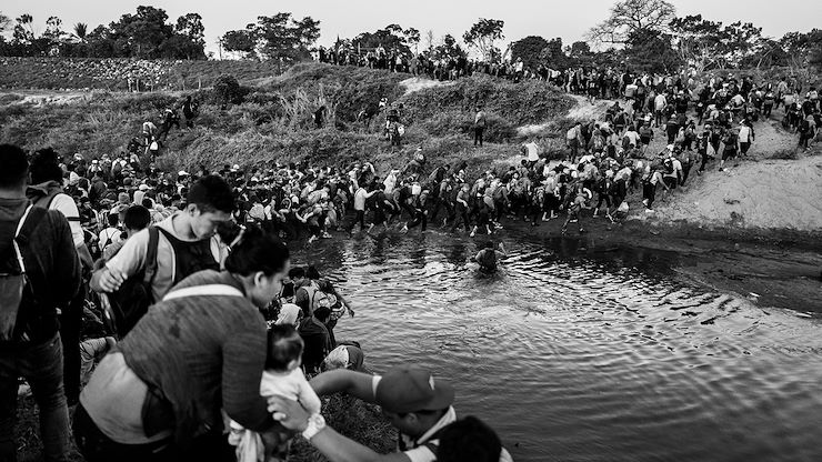 Philadelphia-based documentary photographer Ada Trillo highlights the migration movement in her solo exhibit at Montgomery County Community College's North Hall art gallery in Pottstown. Photos by Ada Trillo