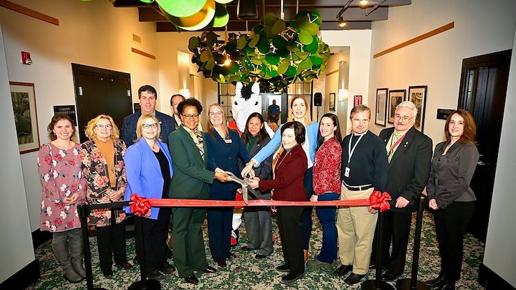 Montgomery County Community College celebrated the opening of its new Wellness Center at its Pottstown Campus on Dec. 2. The Center features an array of holistic support services to help students succeed academically and personally. Photos by David DeBalko