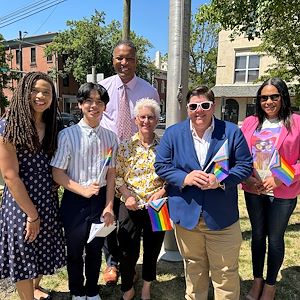Dr. Isabelle Porter with Montgomery County Commissioners