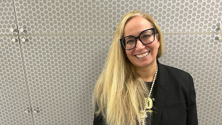 History Associate Professor Giusi Russo's new book “Women, Empires, and Body Politics at the United Nations, 1946–1975,” has been translated into Italian and published in Italy. Photo by Eric Devlin.