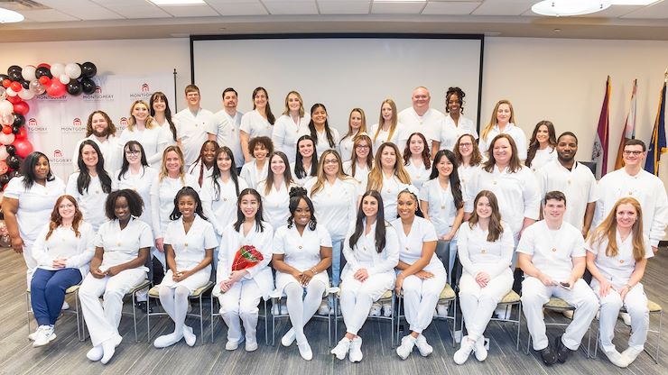 Montgomery County Community College recently celebrated the graduation of 44 nursing students during a special pinning ceremony. Photos by Linda Johnson